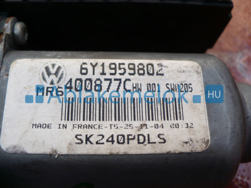 FABIA (JE) 2CSATIS 6Y1959802 —2 DB VAN BELÖLE (3)