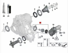 Mercedes, Bmw, Land Rover, Range Rover Osztómű fogaskerék