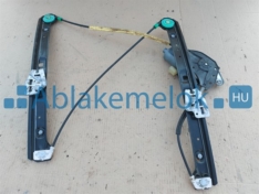 BMW E46 JOBB első szerkezet motorral (5.a) FEKETE sínes (bontott)