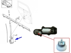 Porsche Cayenne, Vw Touareg NAPELLENZŐ fogaskerék fém+műanyag