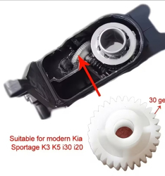 Hyundai elantra, I20, I30, I40, IX-35, KIA sportage K3,K5 tükörállító motor meghajtó fogaskerék